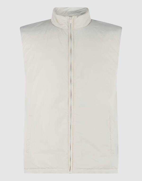 Regular Fit Logo Bodywarmer Zand SHOEBY MEN