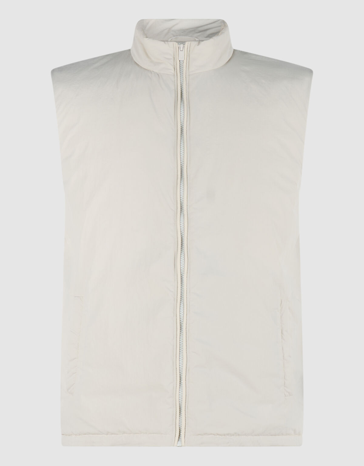 Regular Fit Logo Bodywarmer Zand SHOEBY MEN