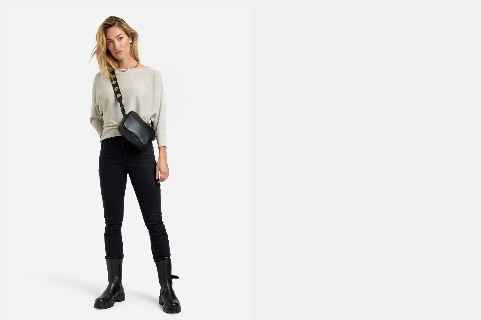 Glitter Batwing Trui