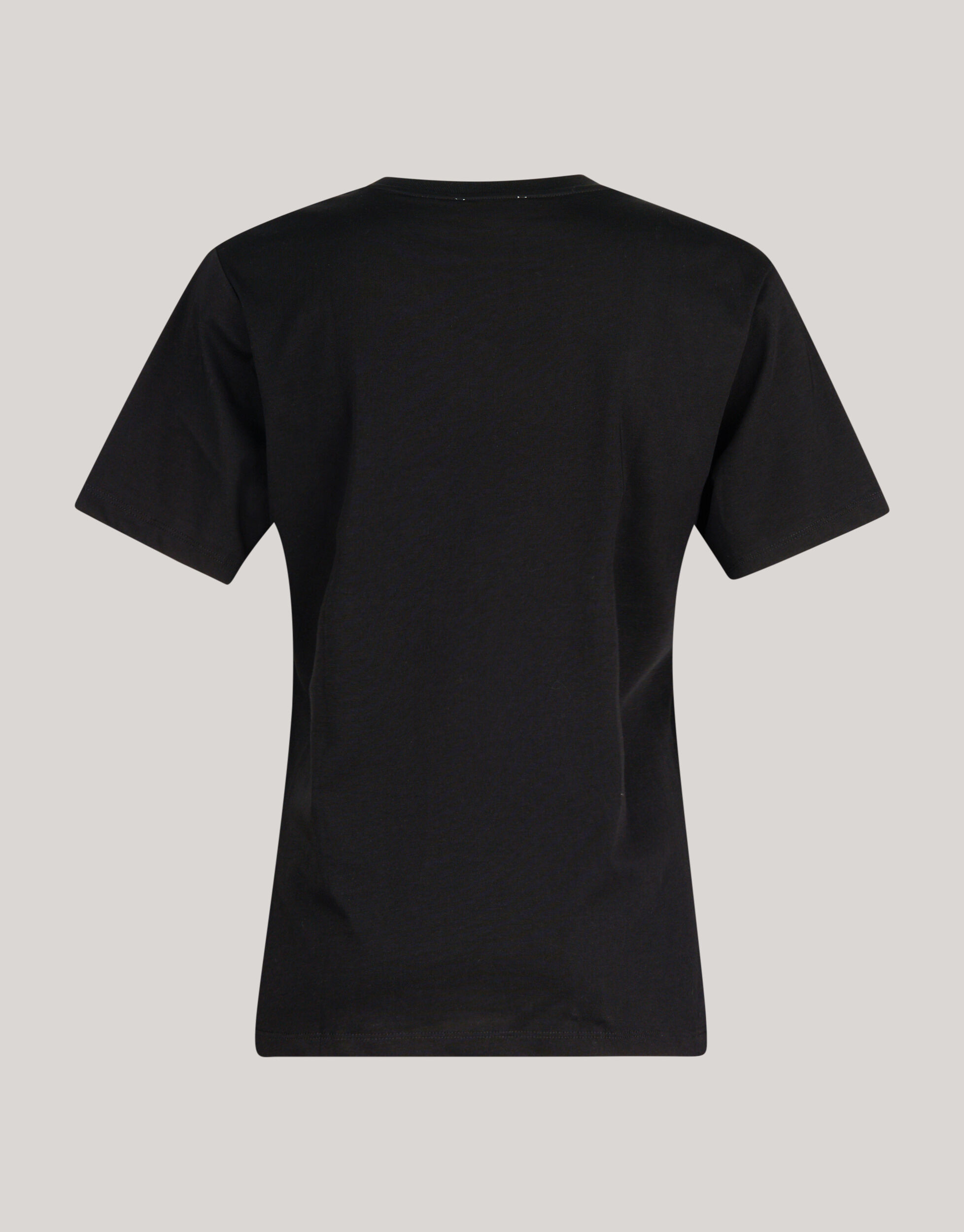 Basis T shirt Zwart Shoeby