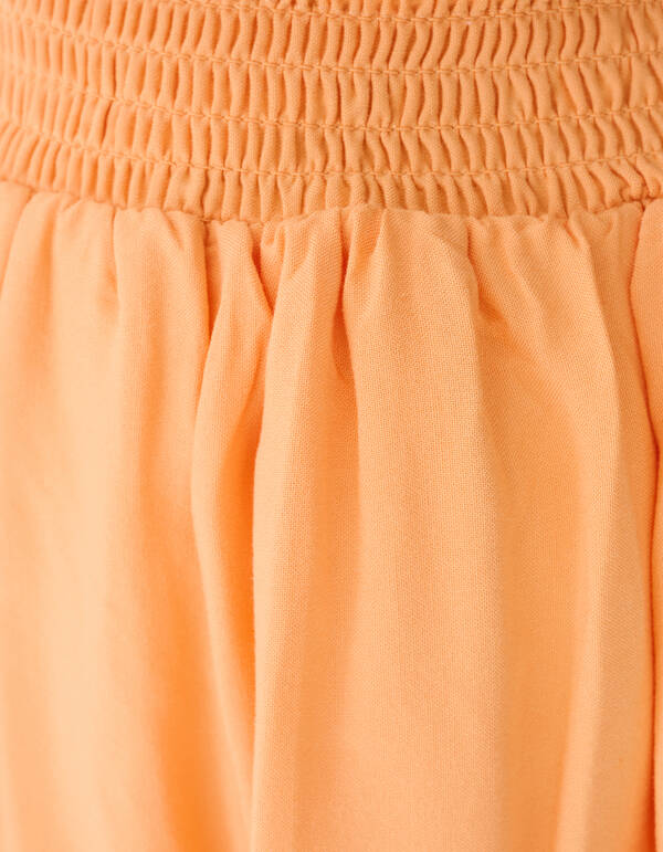 Ruffle Mirror Mini Rok Lichtoranje SHOEBY GIRLS