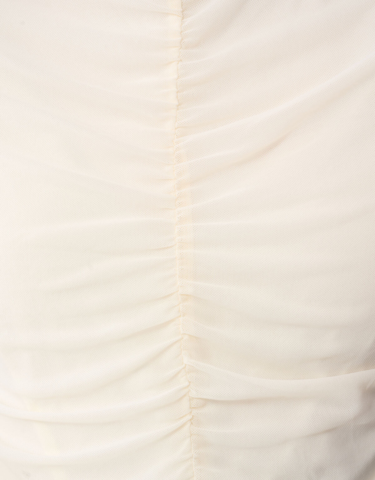 Sheering Mesh Top Gebroken Wit SHOEBY WOMEN