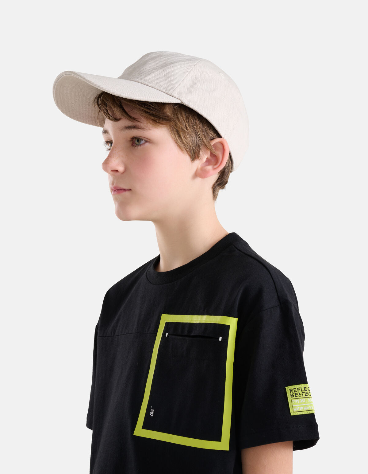 Oversized T-shirt Zwart SHOEBY BOYS