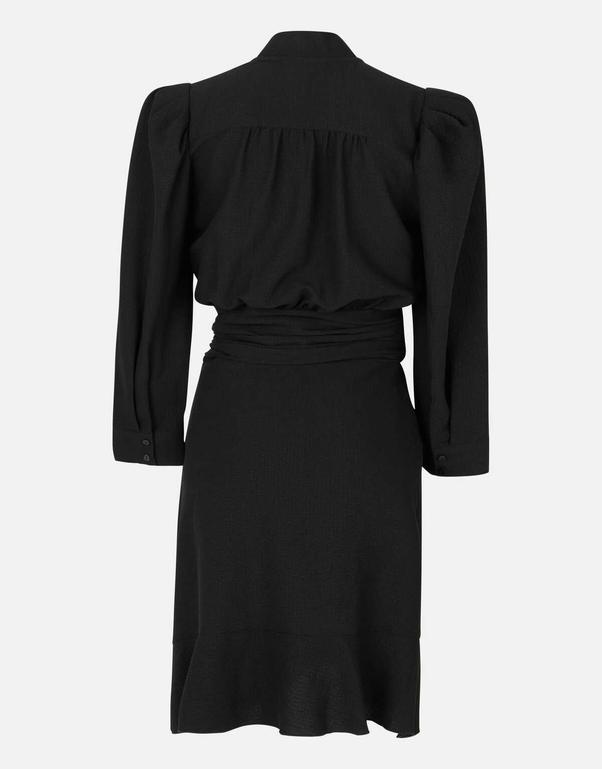 Gedrapeerde Jurk Zwart By Fred SHOEBY WOMEN