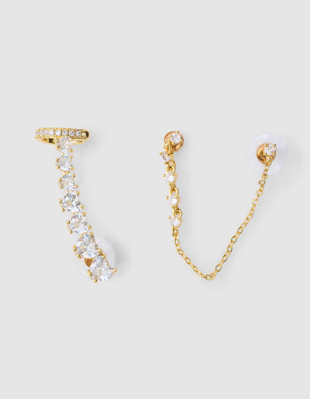 Strass Earcuff Set Goud SHOEBY ACCESSOIRES