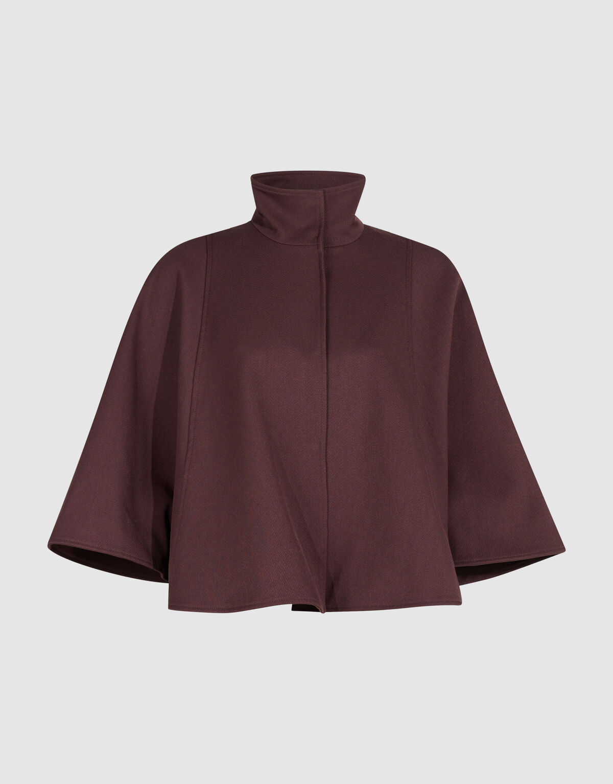 Geweven Cape Donkerrood By Mieke SHOEBY WOMEN