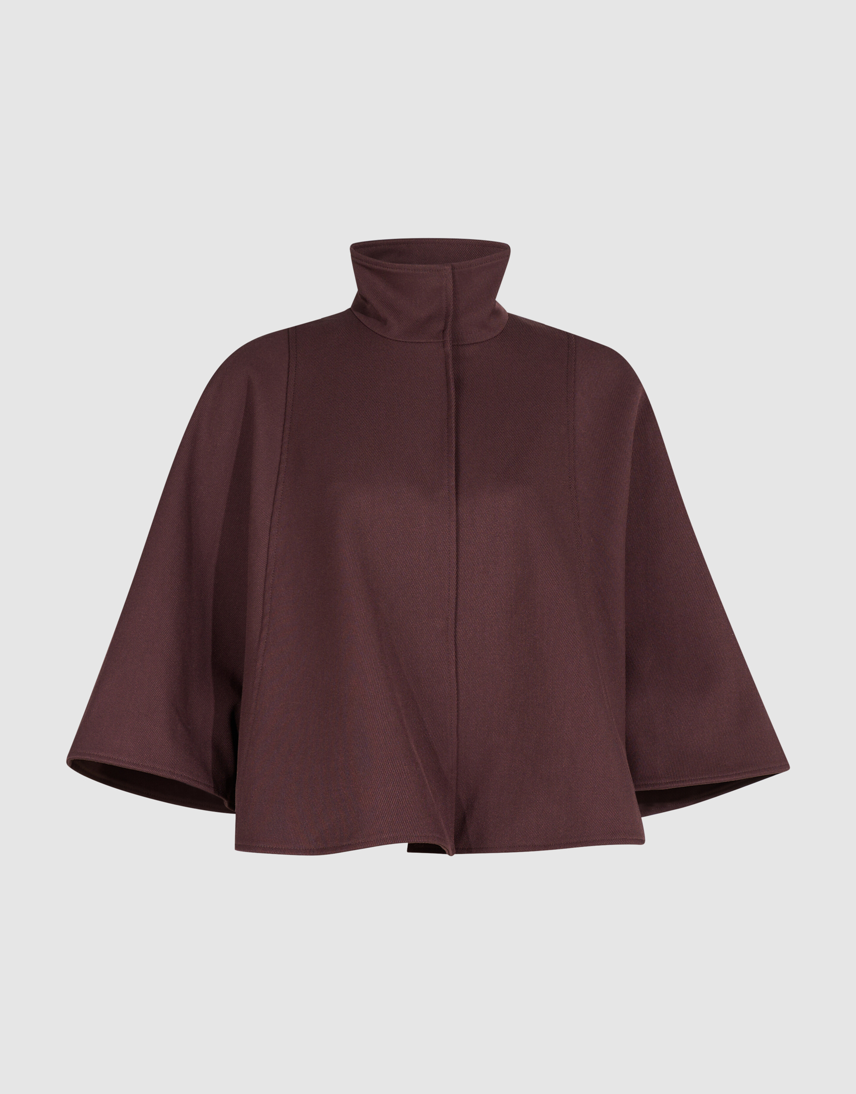 Geweven Cape Donkerrood By Mieke SHOEBY WOMEN