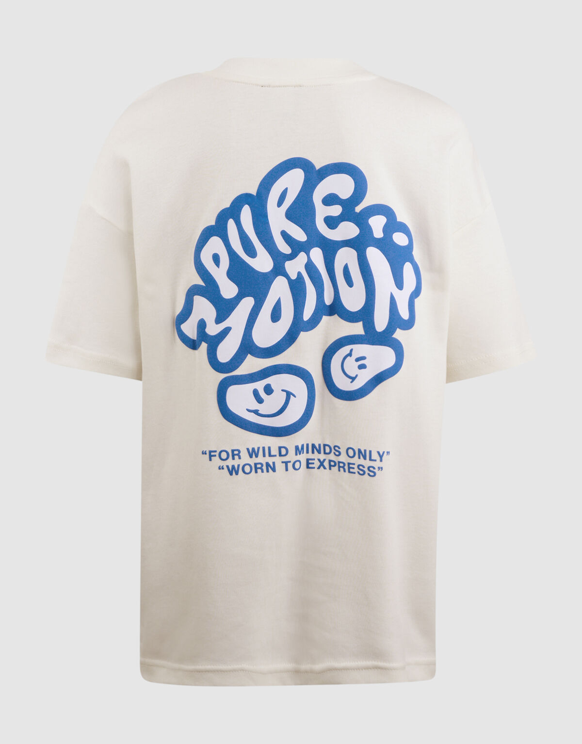 Motion Artwork T-shirt Gebroken Wit SHOEBY BOYS