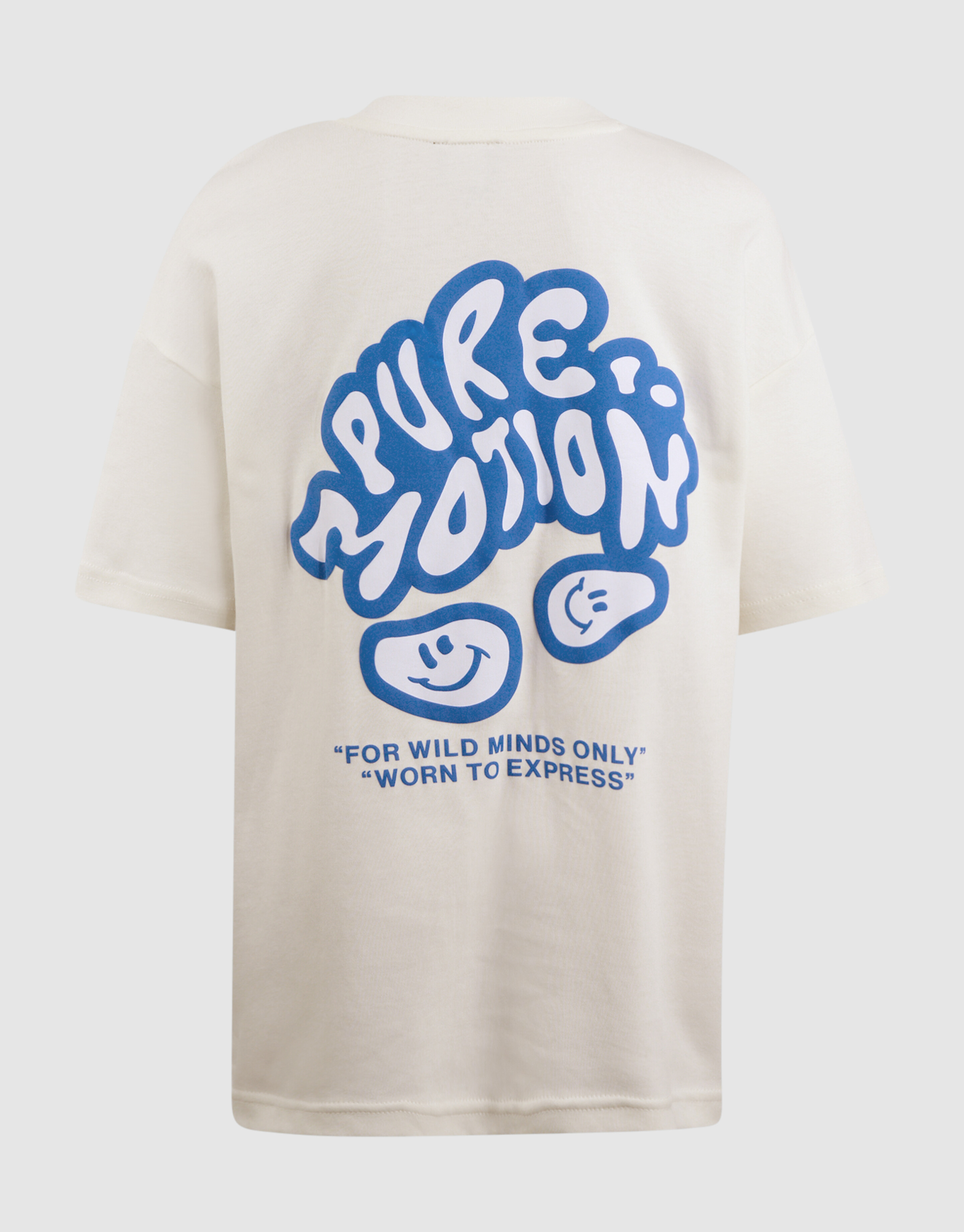 Motion Artwork T-shirt Gebroken Wit SHOEBY BOYS