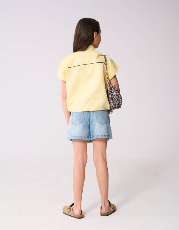 Ruffle Heart Jack Lichtgeel SHOEBY GIRLS