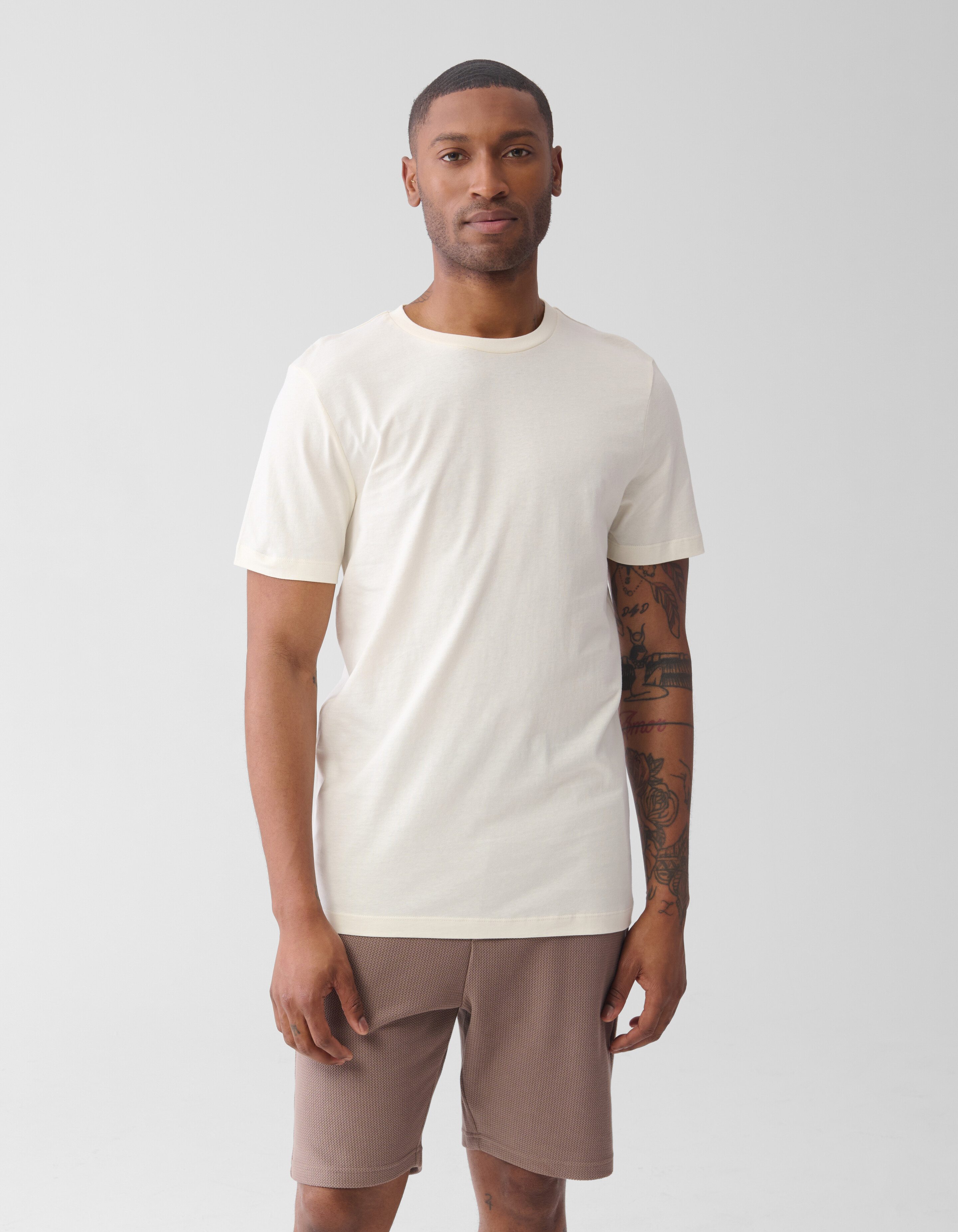 Urban Artwork T-shirt Gebroken Wit SHOEBY MEN