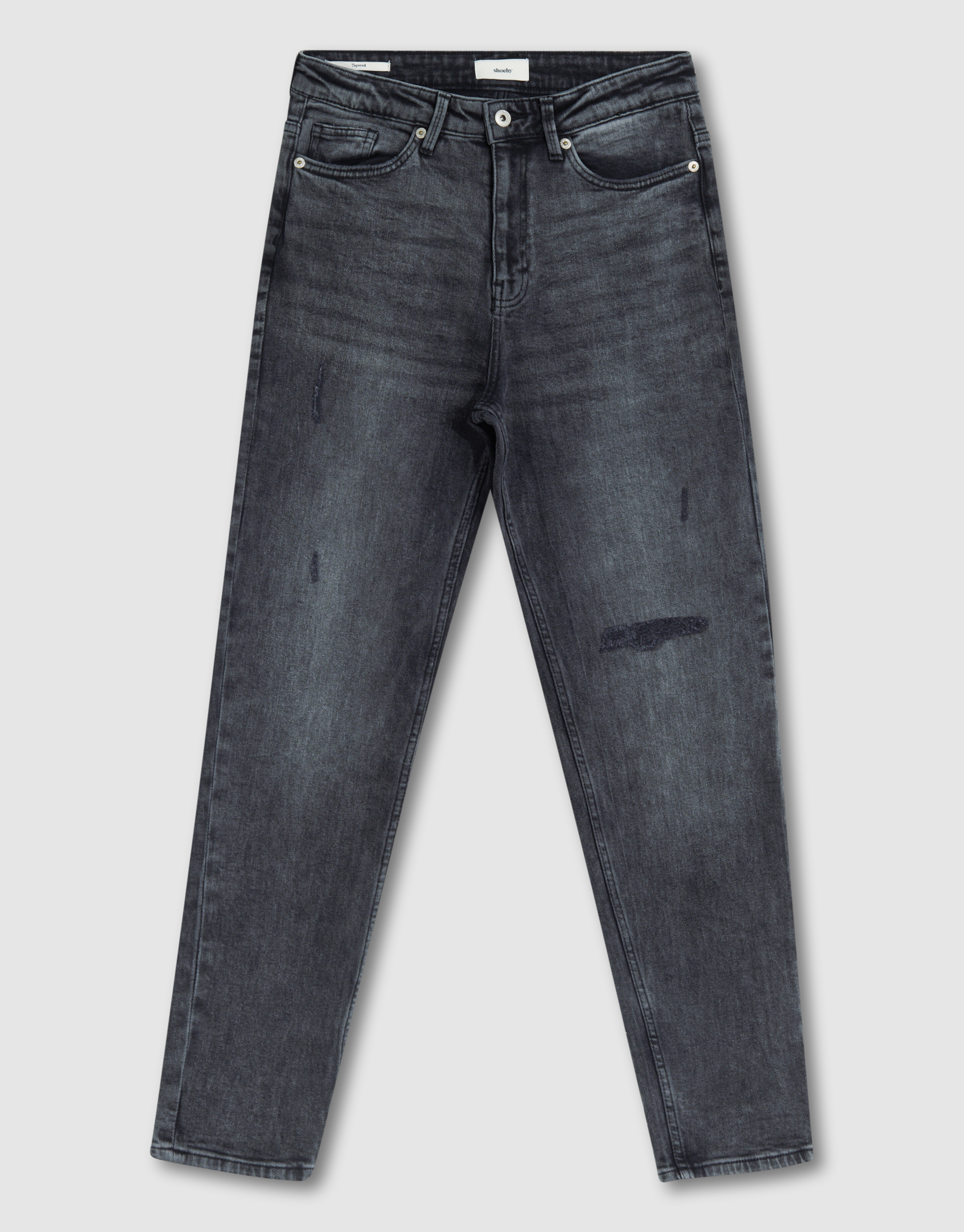 Tapered Fit Jeans Donkergrijs L29 SHOEBY WOMEN