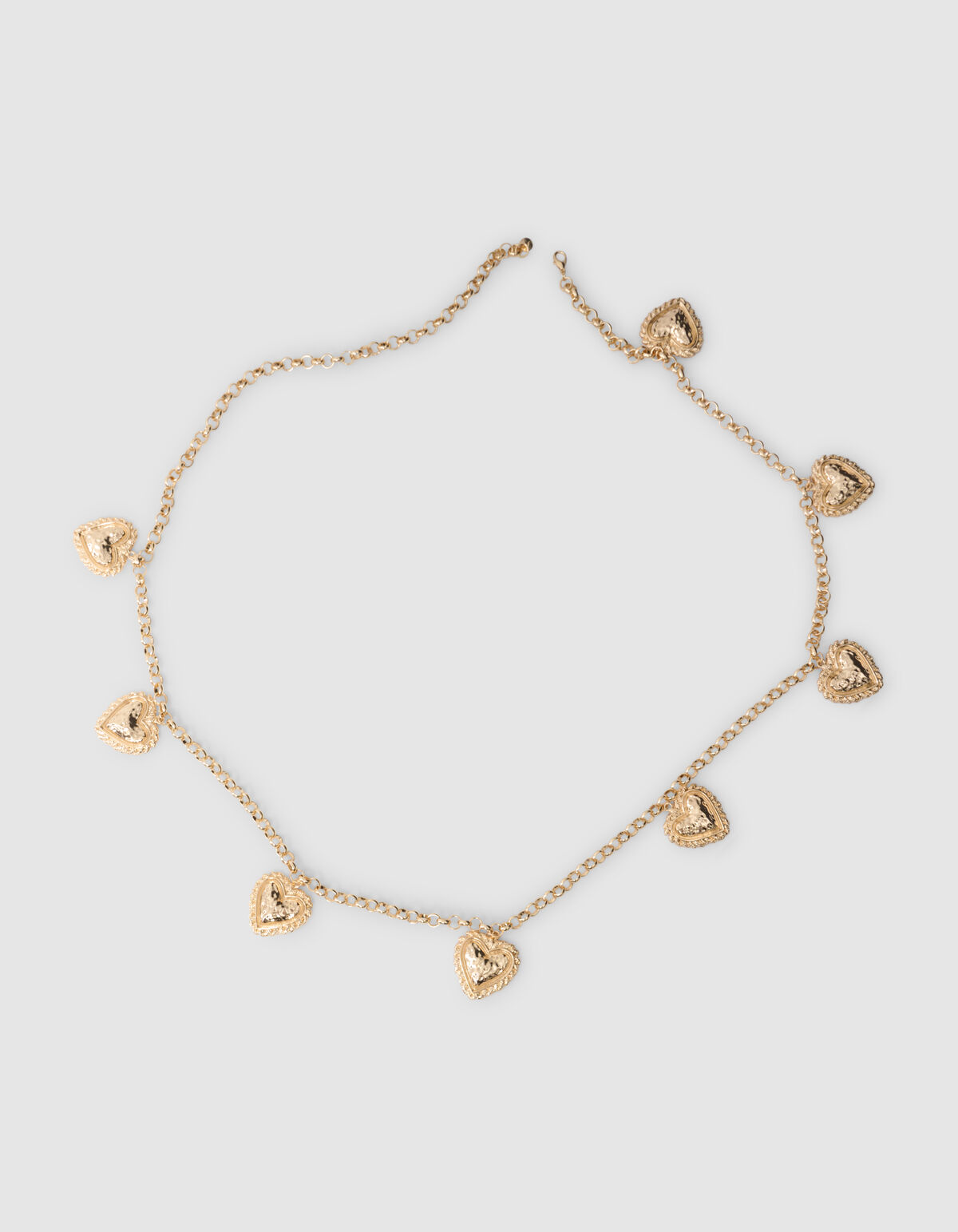 Vintage Heart Chain Riem Goud SHOEBY ACCESSOIRES