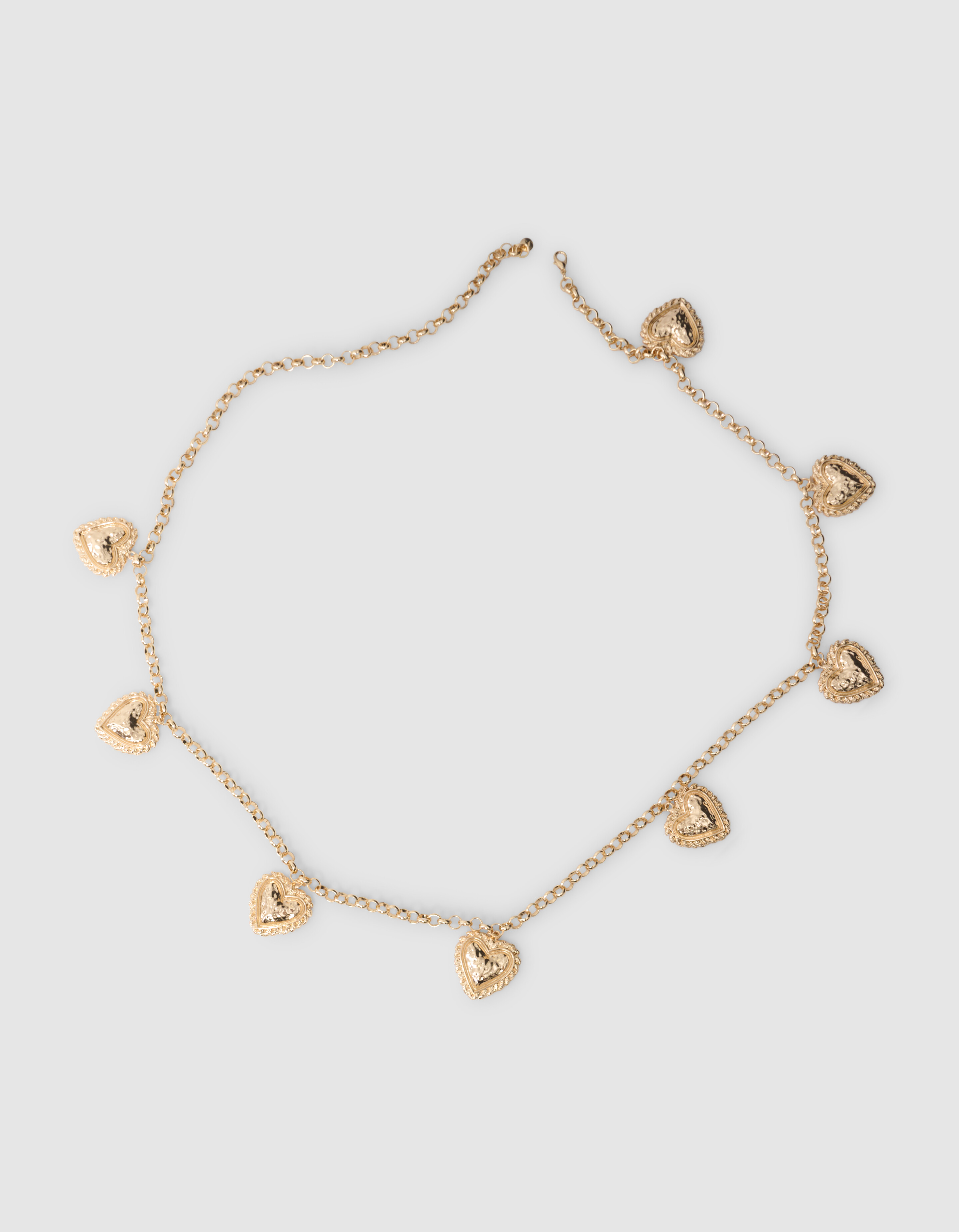 Vintage Heart Chain Riem Goud SHOEBY ACCESSOIRES