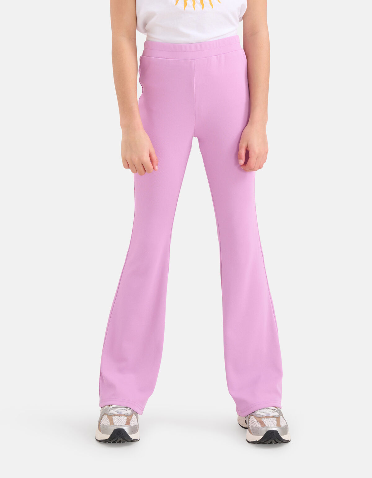 Rib Flared Legging Lichtpaars SHOEBY GIRLS