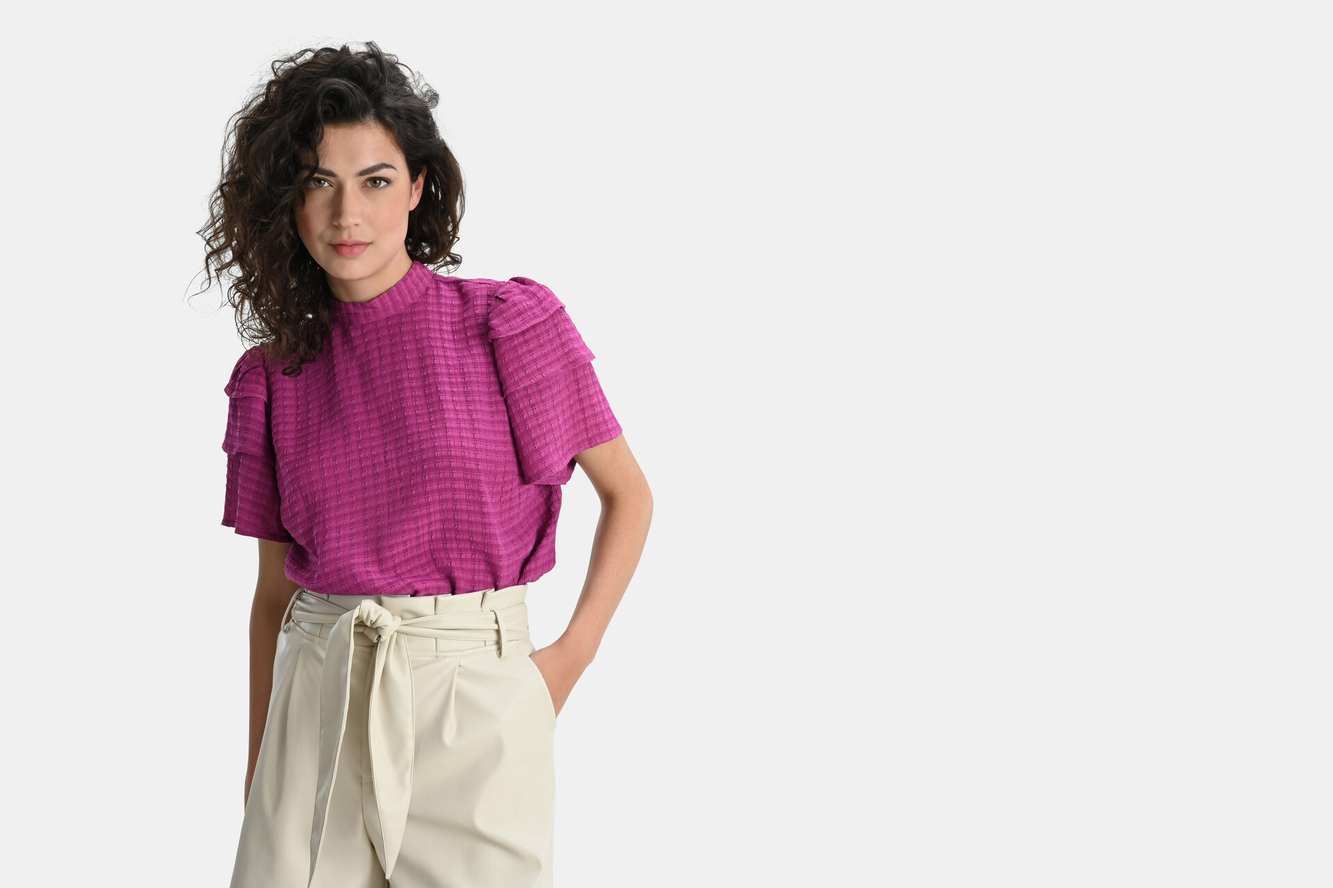 Coco Vinn Top Paars SHOEBY WOMEN