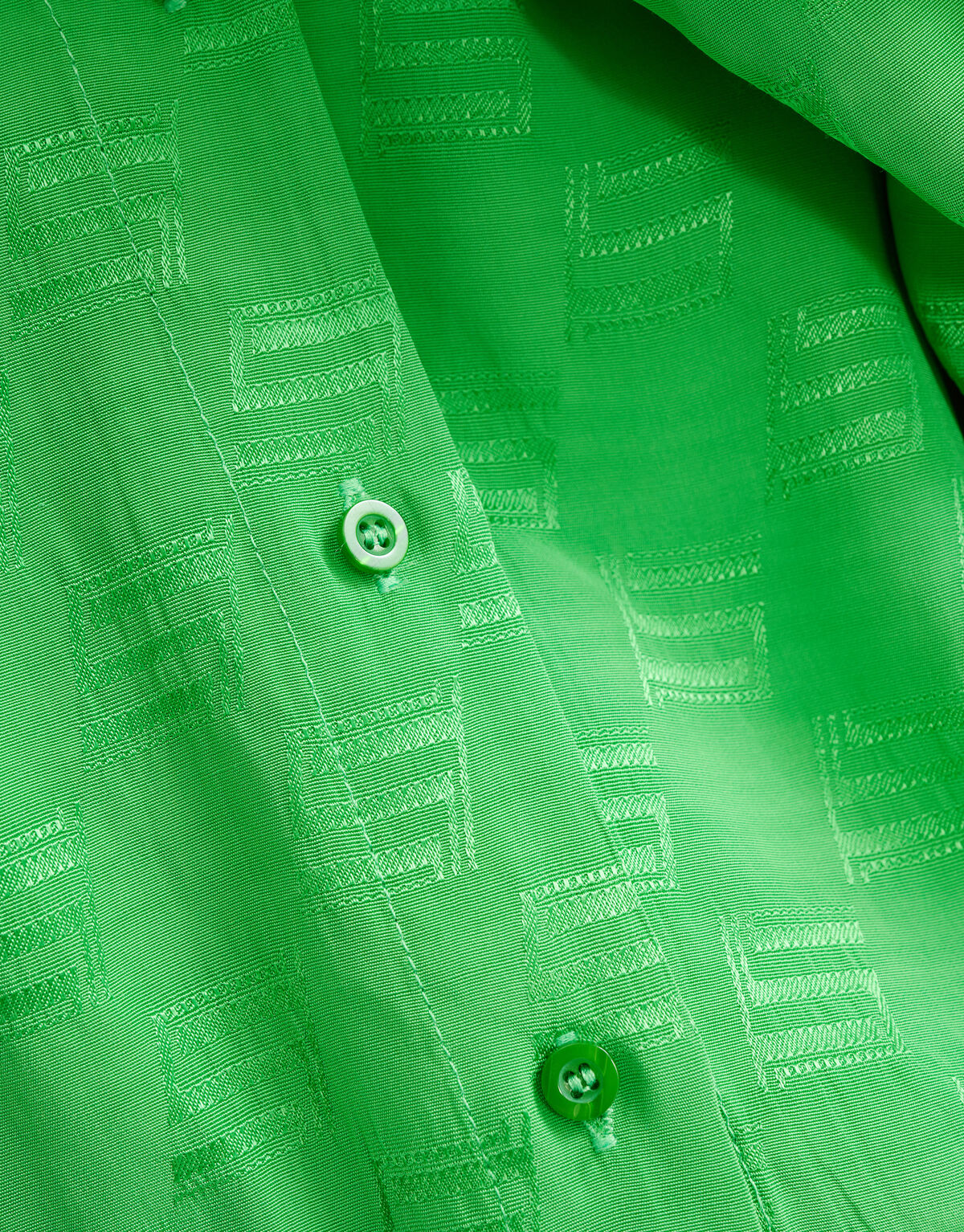 Jacquard Jurk Groen SHOEBY WOMEN