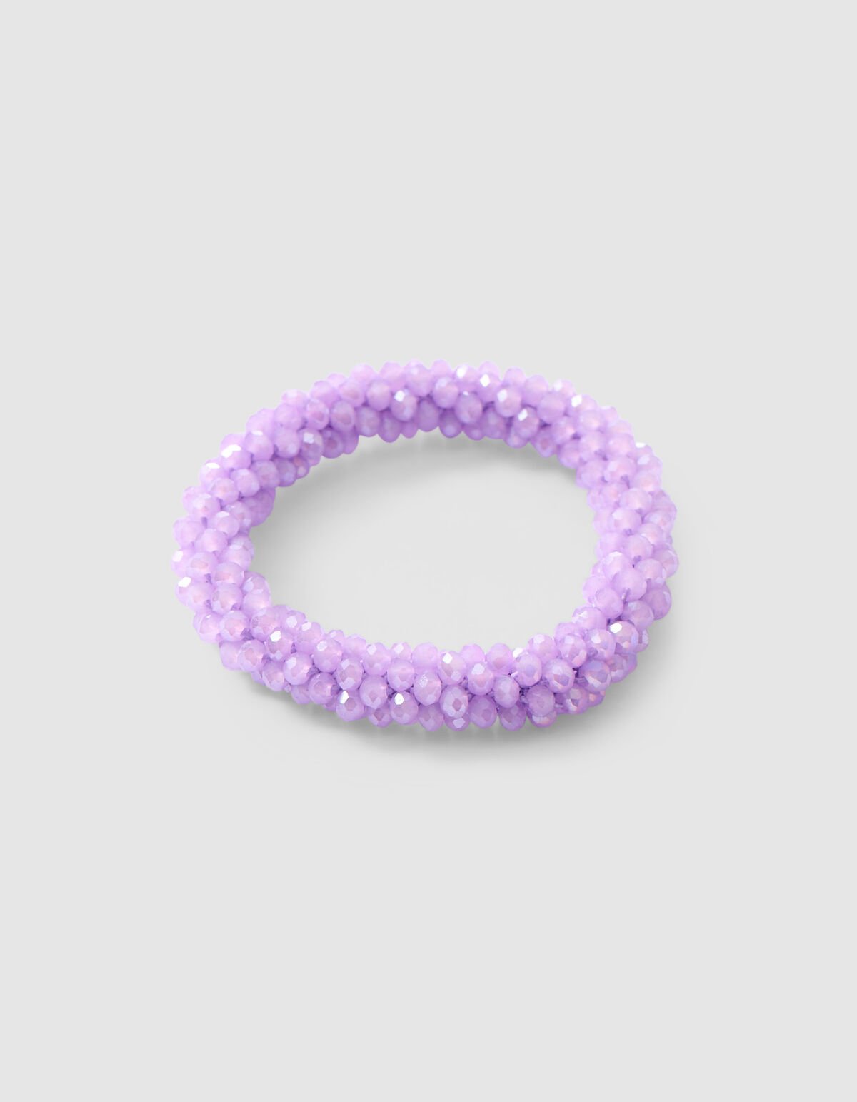 Beaded Haarelastiek Paars SHOEBY ACCESSOIRES