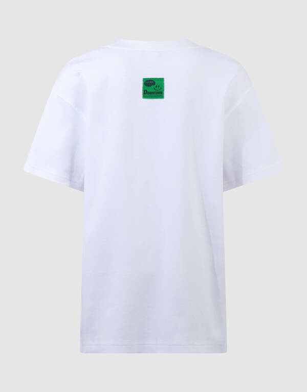 Downtown Artwork T-shirt Wit SHOEBY BOYS