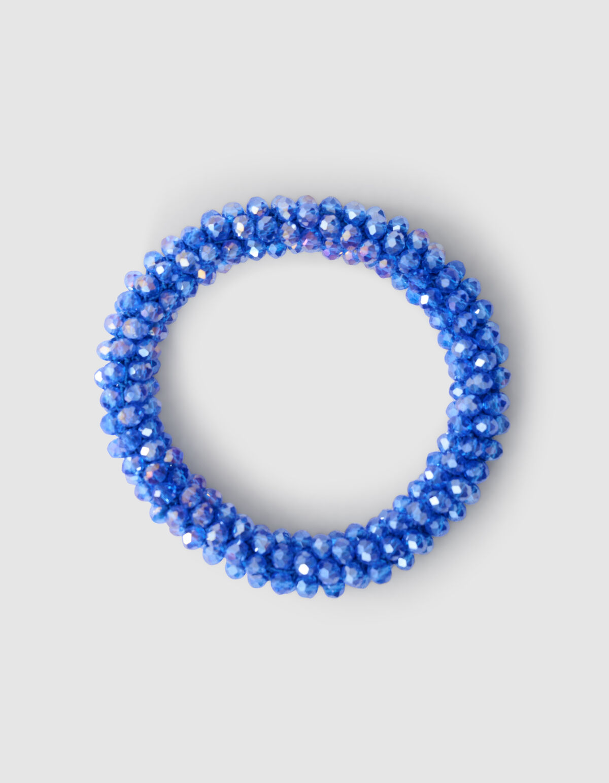 Beaded Haarelastiek Lichtblauw SHOEBY ACCESSOIRES