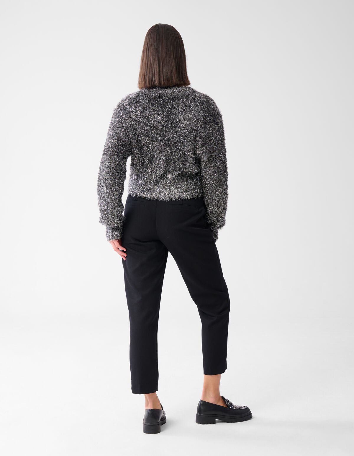 Cropped Pantalon Zwart SHOEBY WOMEN