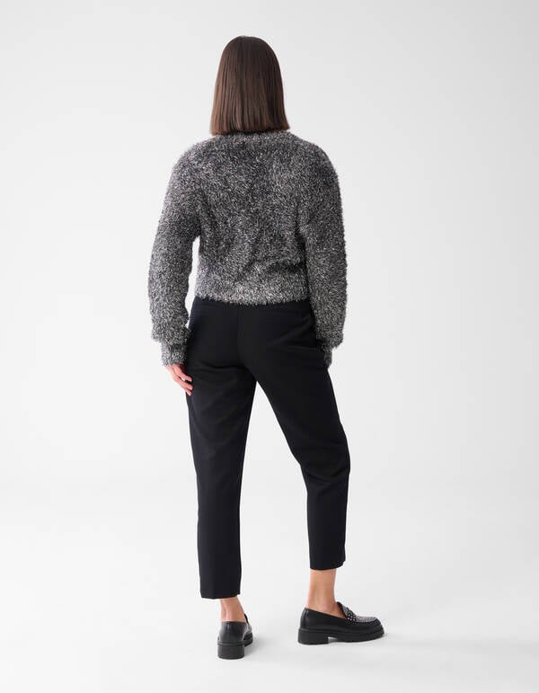 Cropped Pantalon Zwart SHOEBY WOMEN