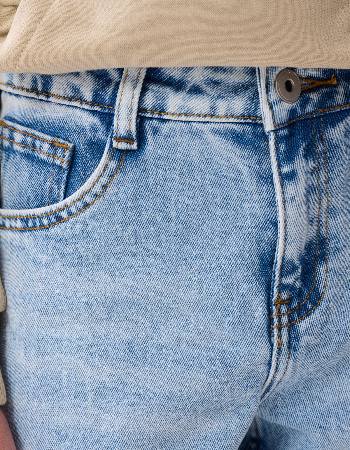 Tapered Fit Jeans Bleached SHOEBY BOYS