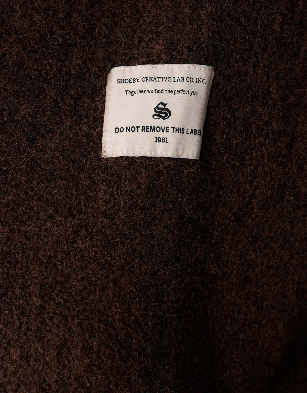 Hairy Button Gilet Donkerbruin SHOEBY WOMEN