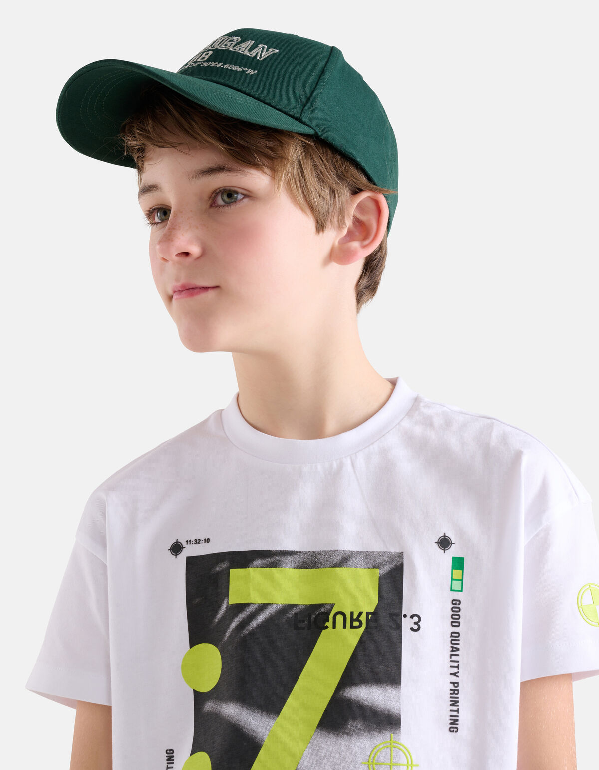 Vintage Embroidery Pet Donkergroen SHOEBY ACCESSOIRES