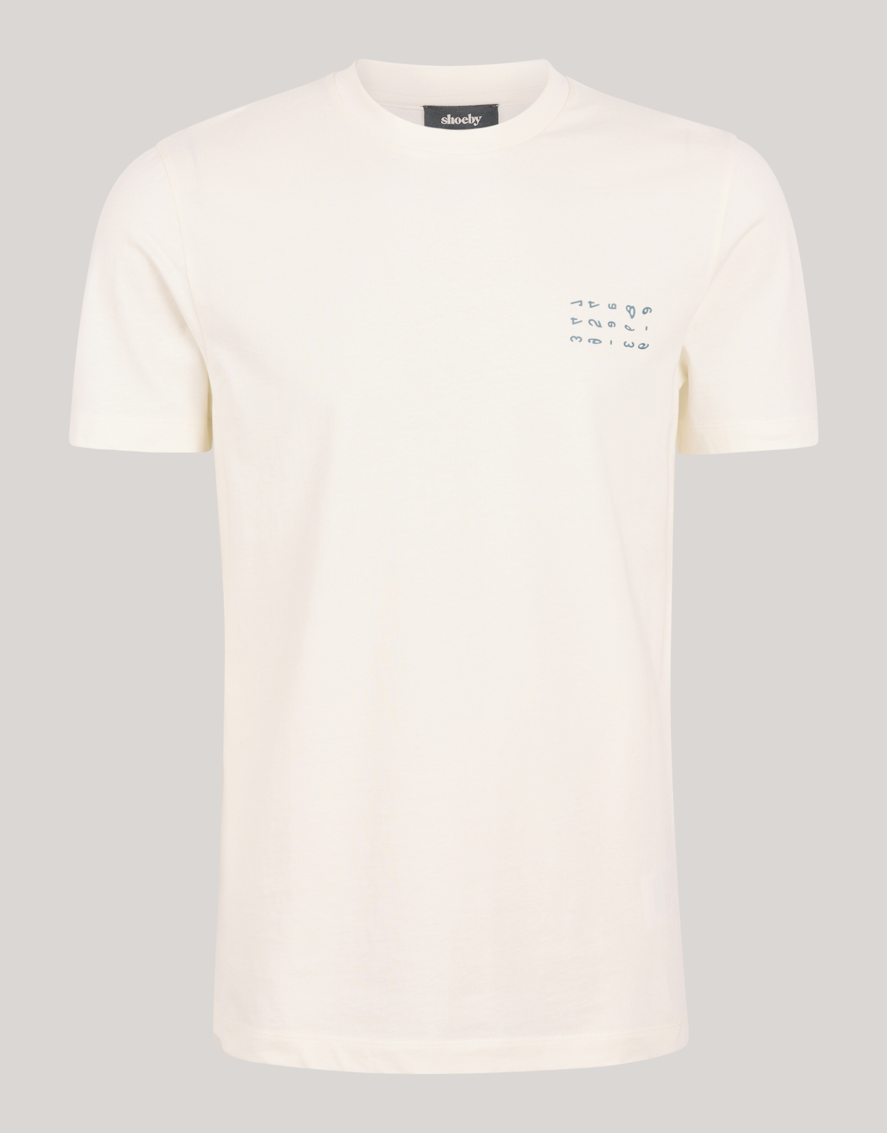 Artwork T-shirt Gebroken Wit SHOEBY MEN