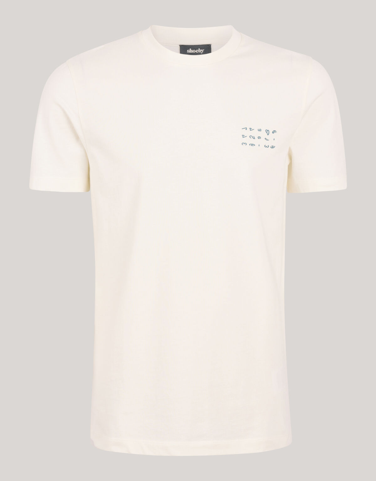 Artwork T-shirt Gebroken Wit SHOEBY MEN