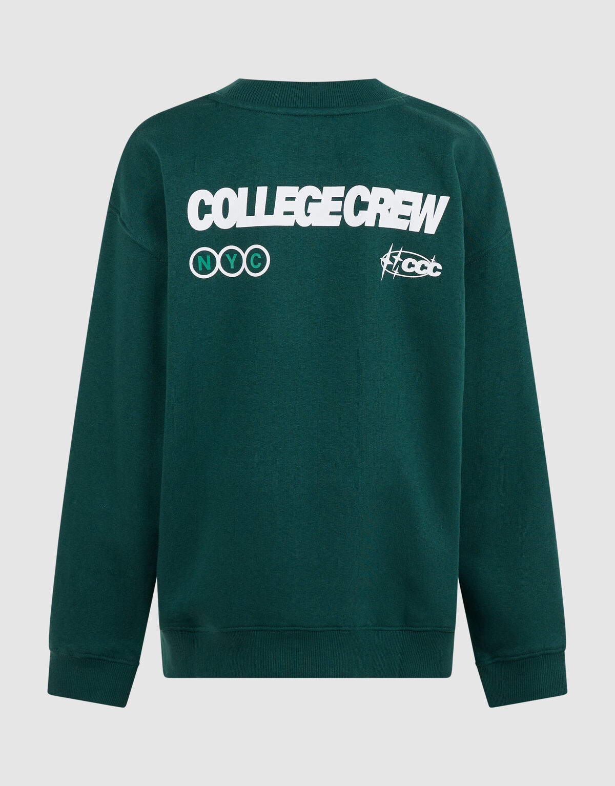 Oversized Sweater Donkergroen SHOEBY BOYS