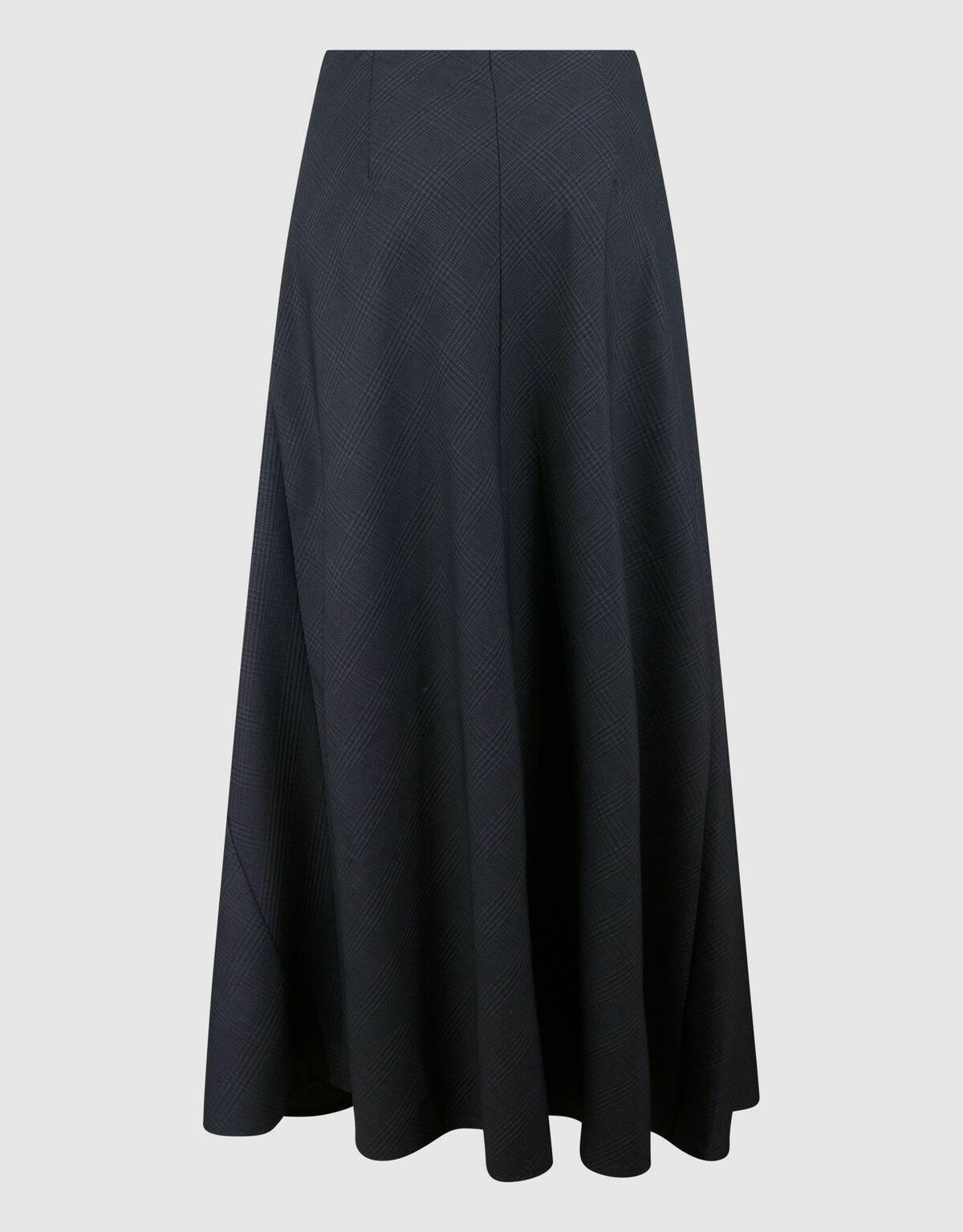 Ruiten Maxi Rok Donkergrijs SHOEBY WOMEN