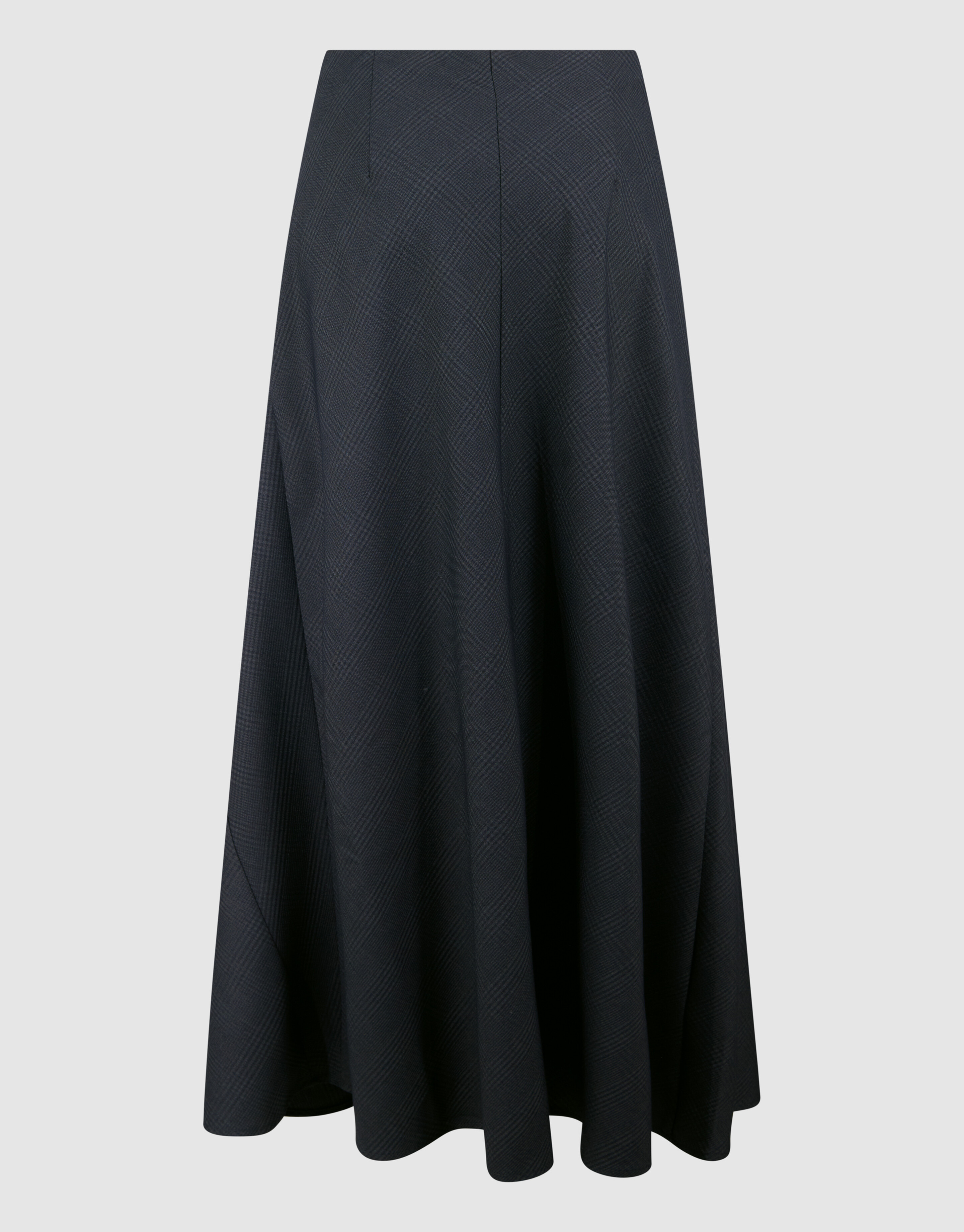 Ruiten Maxi Rok Donkergrijs SHOEBY WOMEN