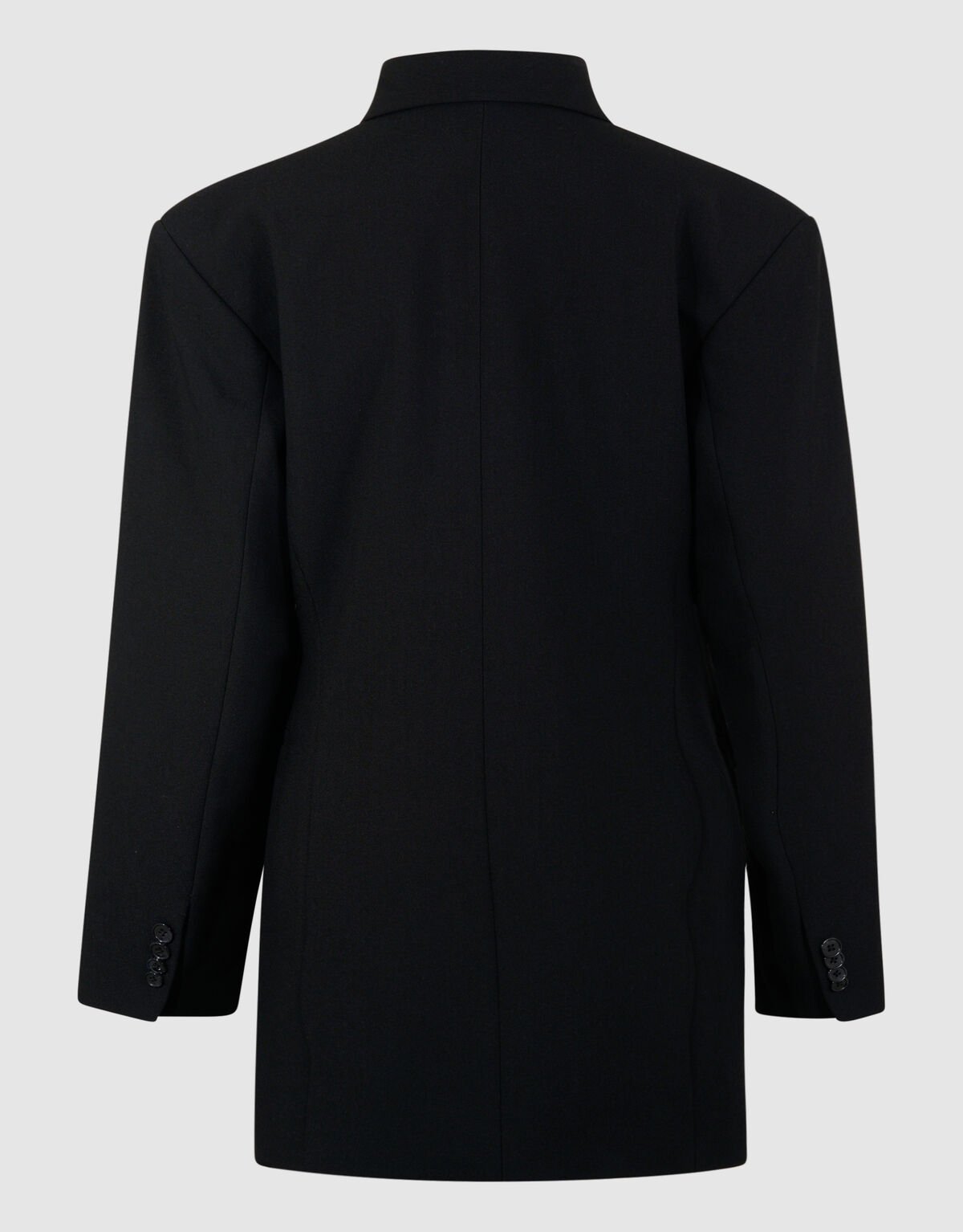 Oversized Strik Blazer Jurk Zwart SHOEBY WOMEN