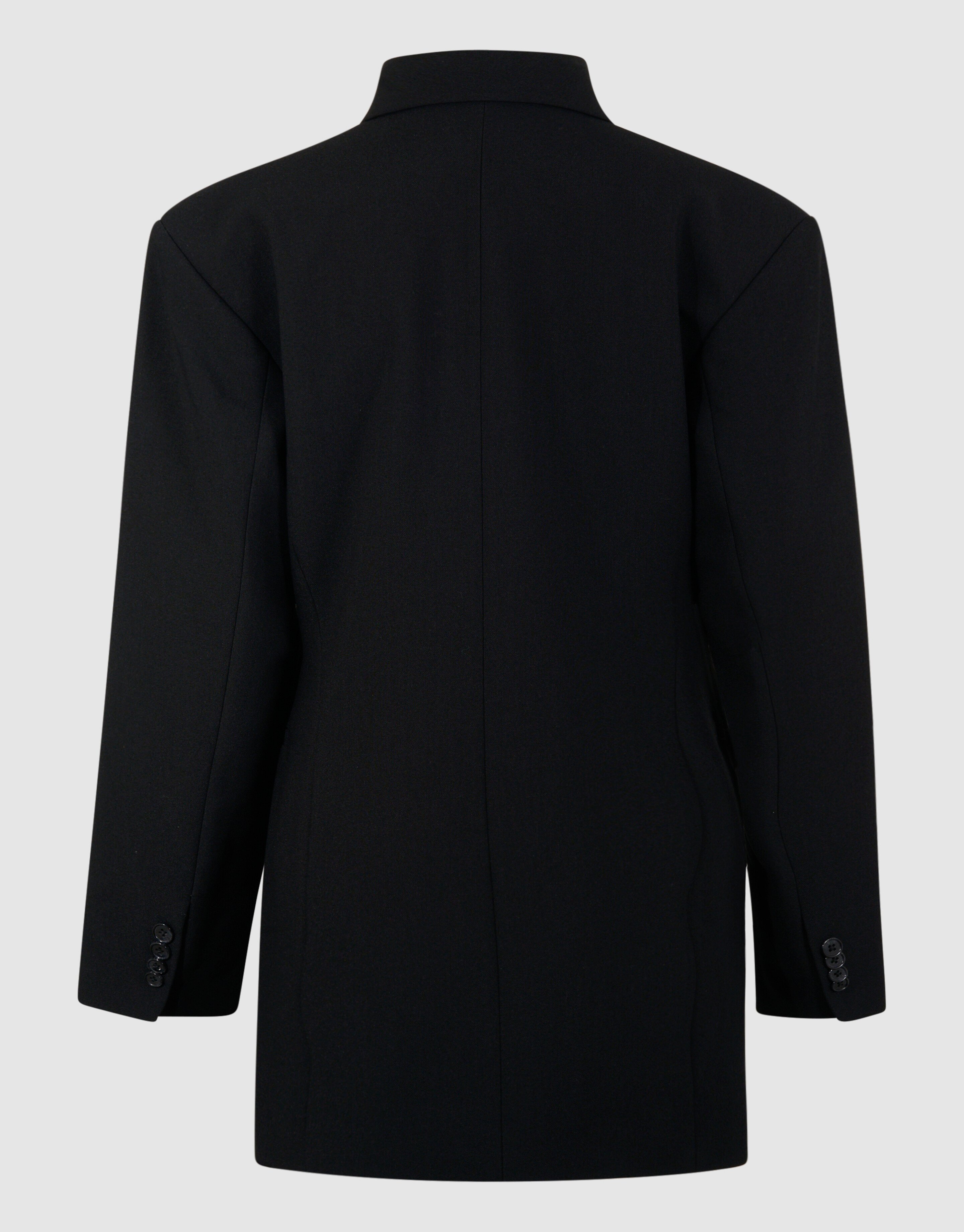 Oversized Strik Blazer Jurk Zwart SHOEBY WOMEN