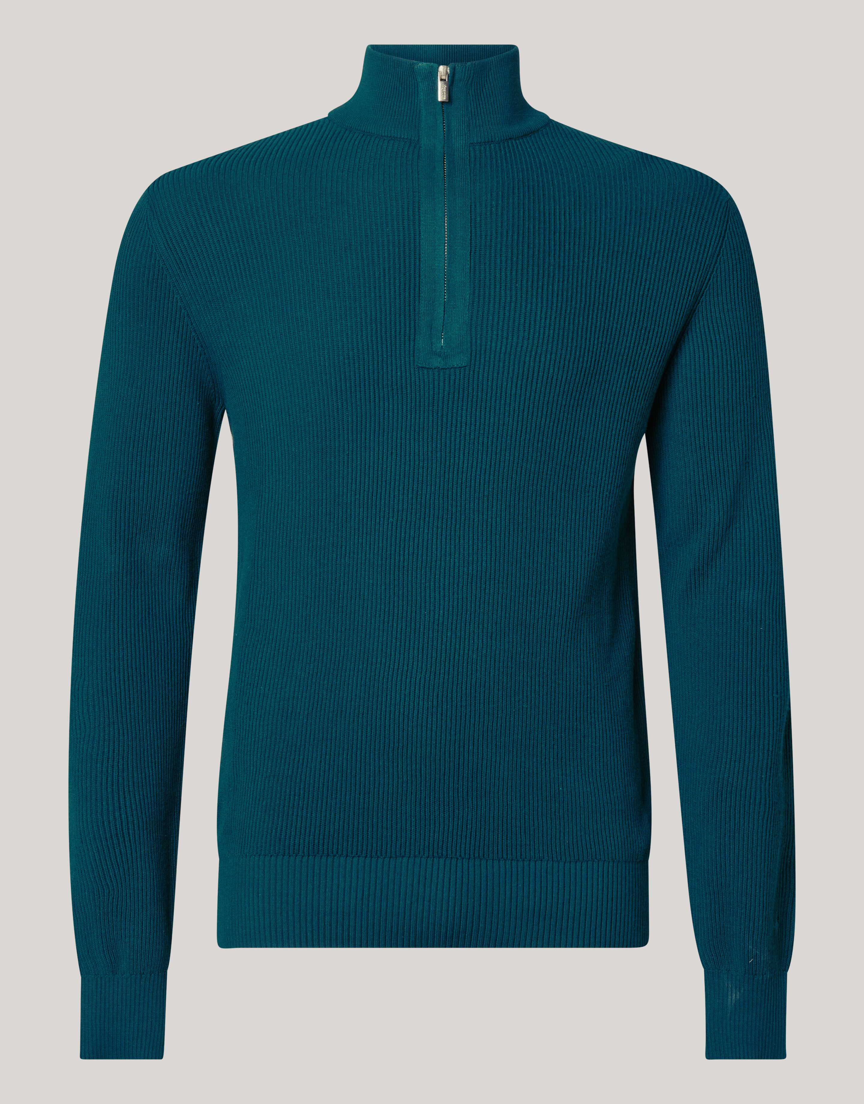 Zipper Trui Donkergroen SHOEBY MEN