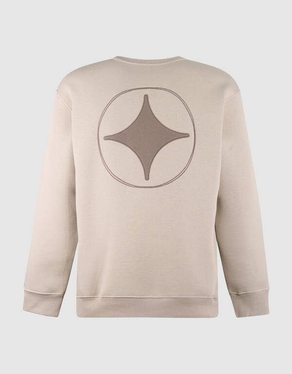 Rib Spark Sweater Lichtbruin SHOEBY MEN