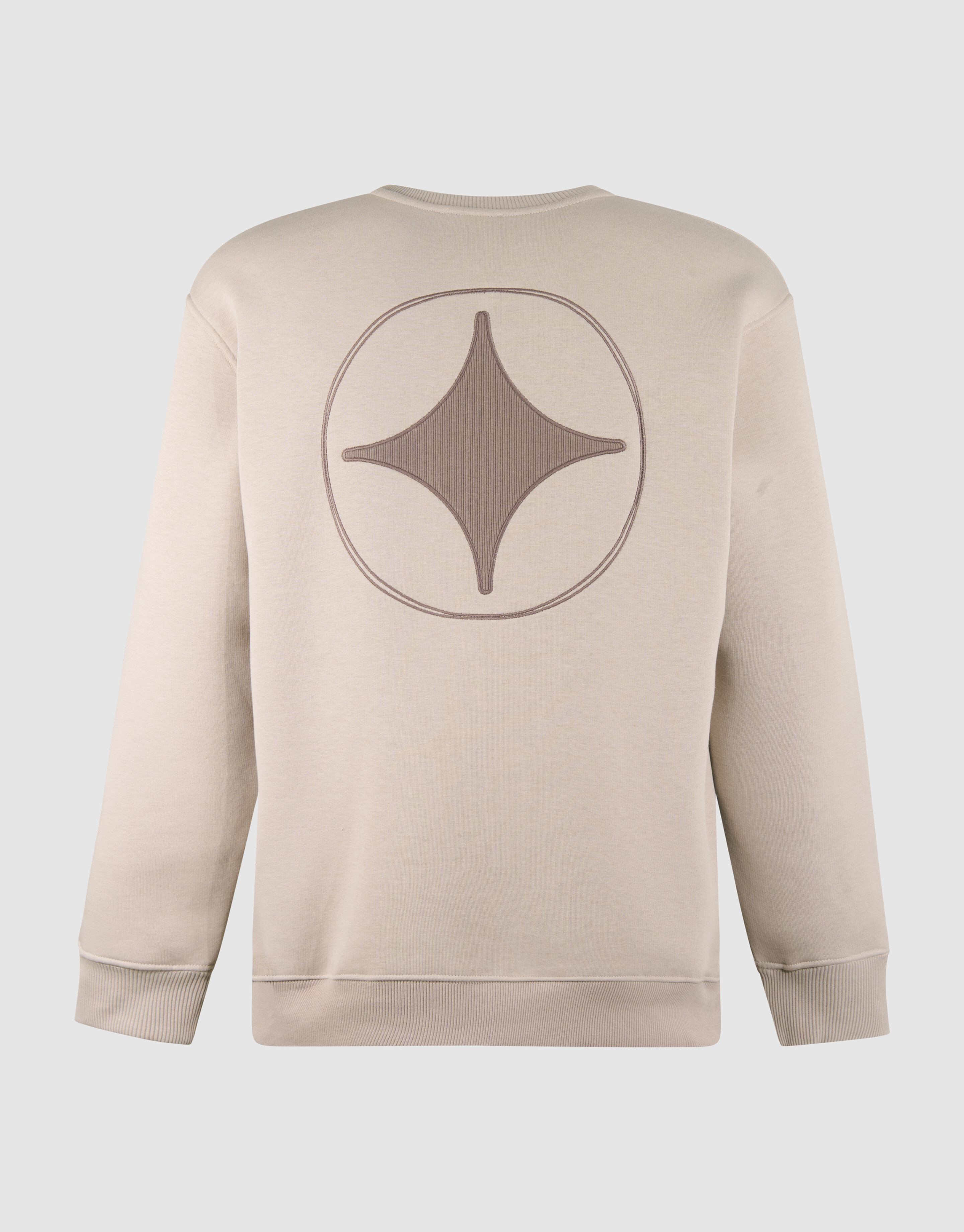 Rib Spark Sweater Lichtbruin SHOEBY MEN