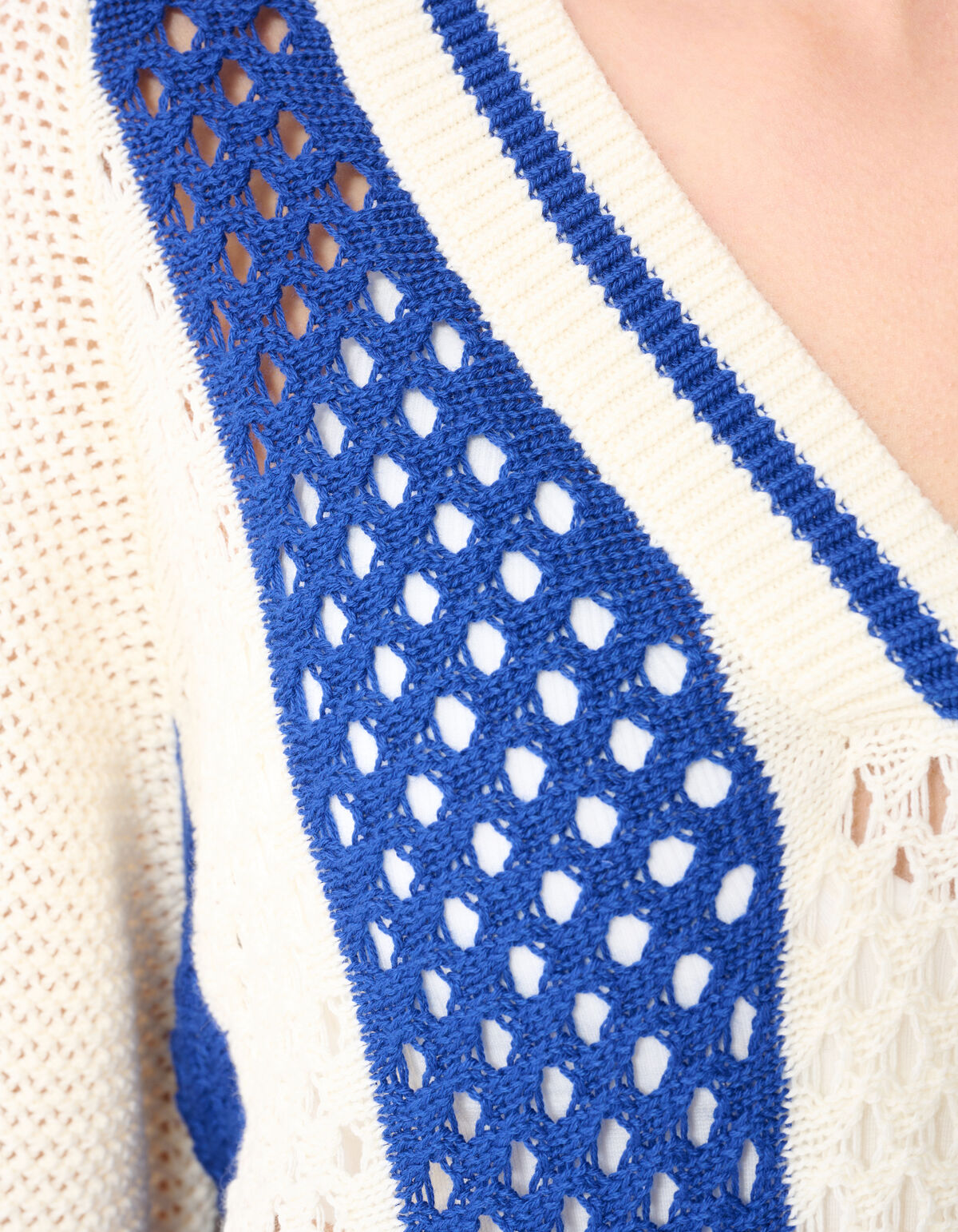 Gebreid Sporty T-shirt Gebroken Wit SHOEBY WOMEN