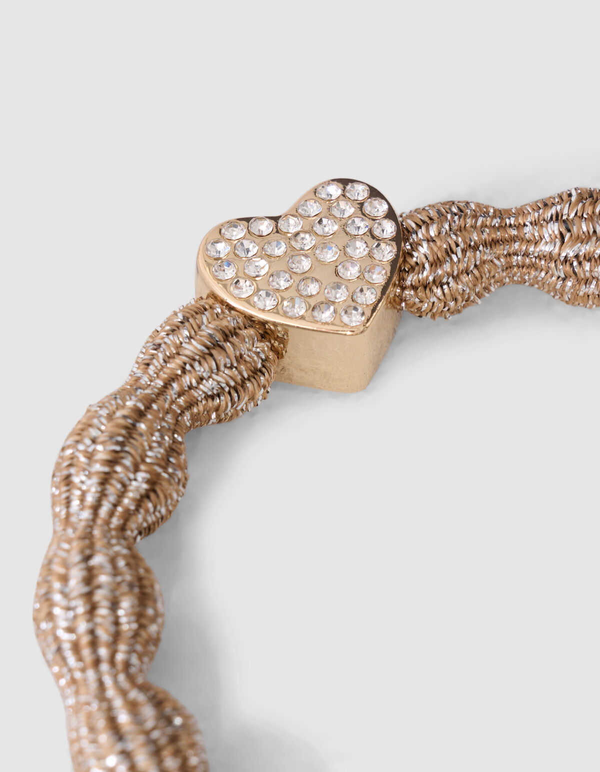 Wave Lurex Haarelastiek Goud SHOEBY ACCESSOIRES