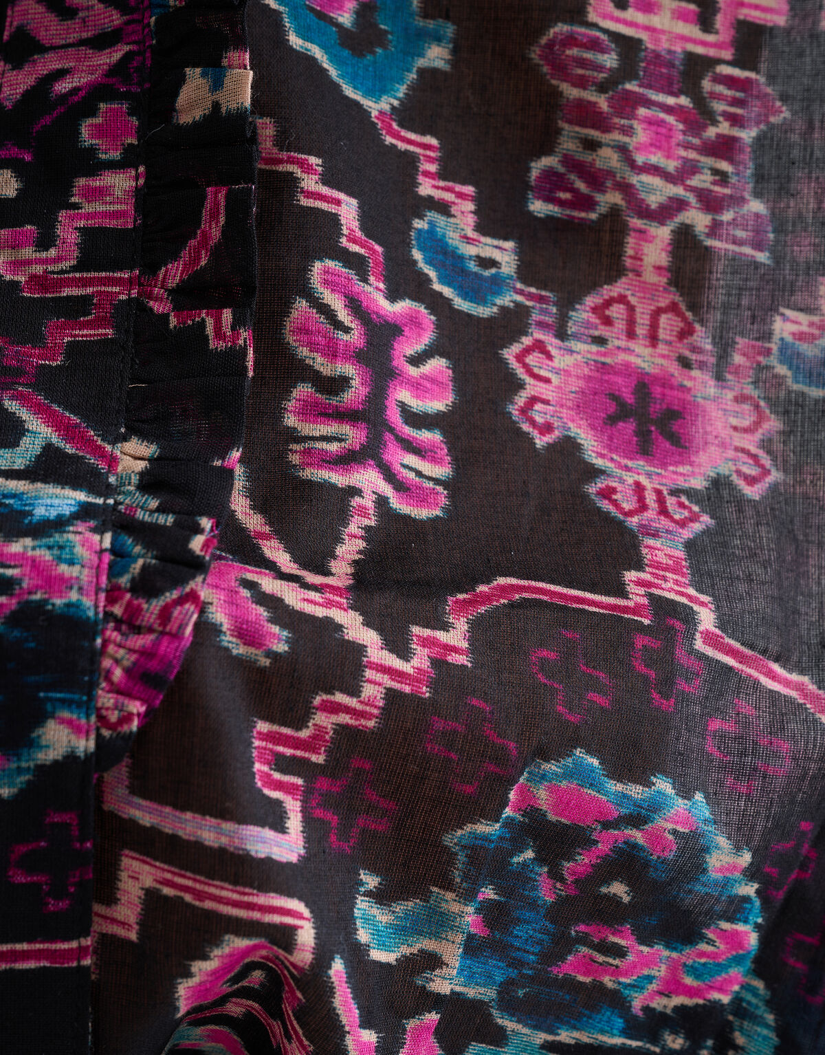 Grafische Print Blouse Zwart SHOEBY WOMEN