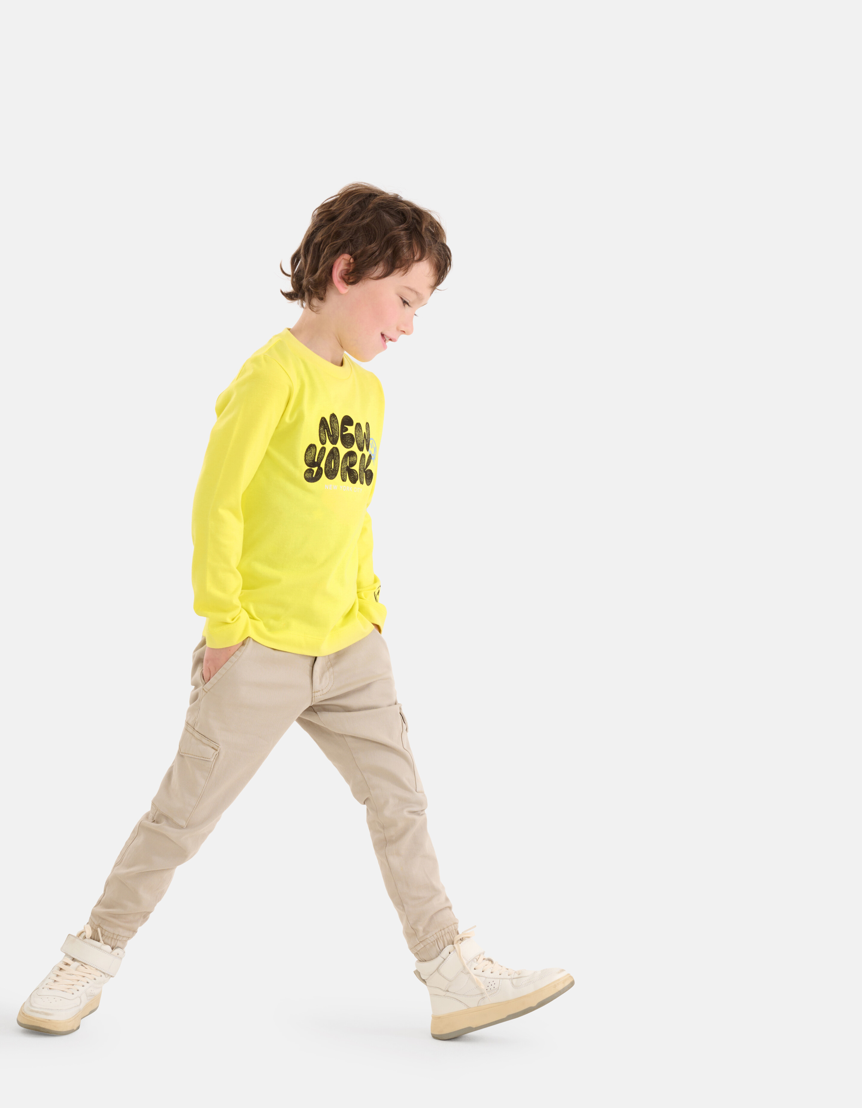 Embroidery Longsleeve Geel SHOEBY BOYS