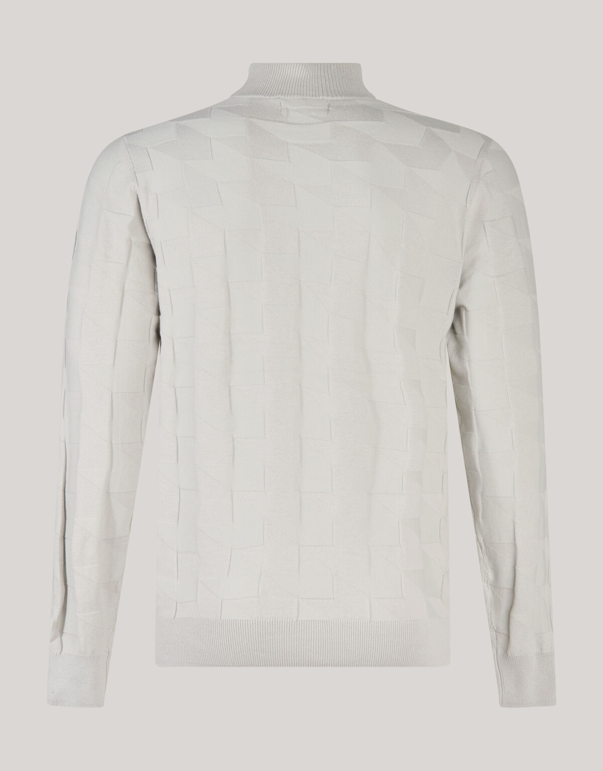 Pied De Poule Trui Lichtgrijs SHOEBY MEN