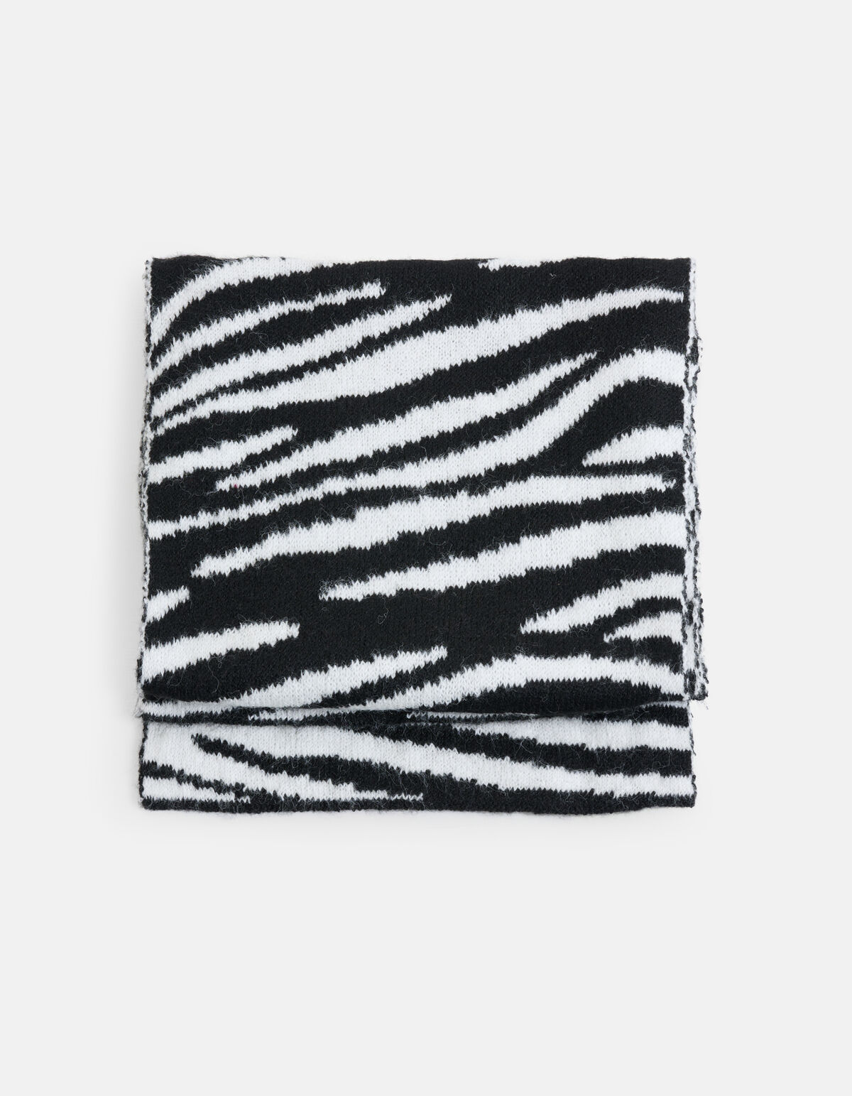 Zebraprint Sjaal Zwart/Wit SHOEBY ACCESSOIRES