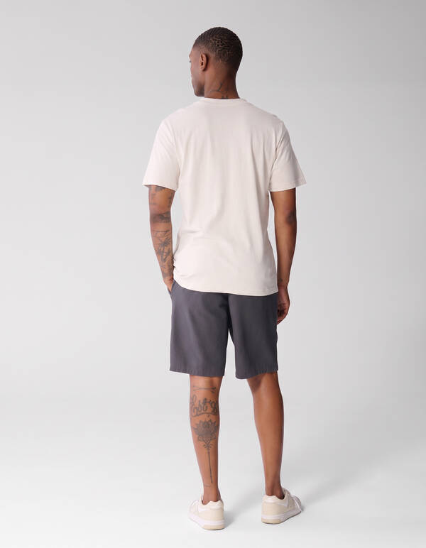 Stripe Mix T-shirt Gebroken Wit SHOEBY MEN