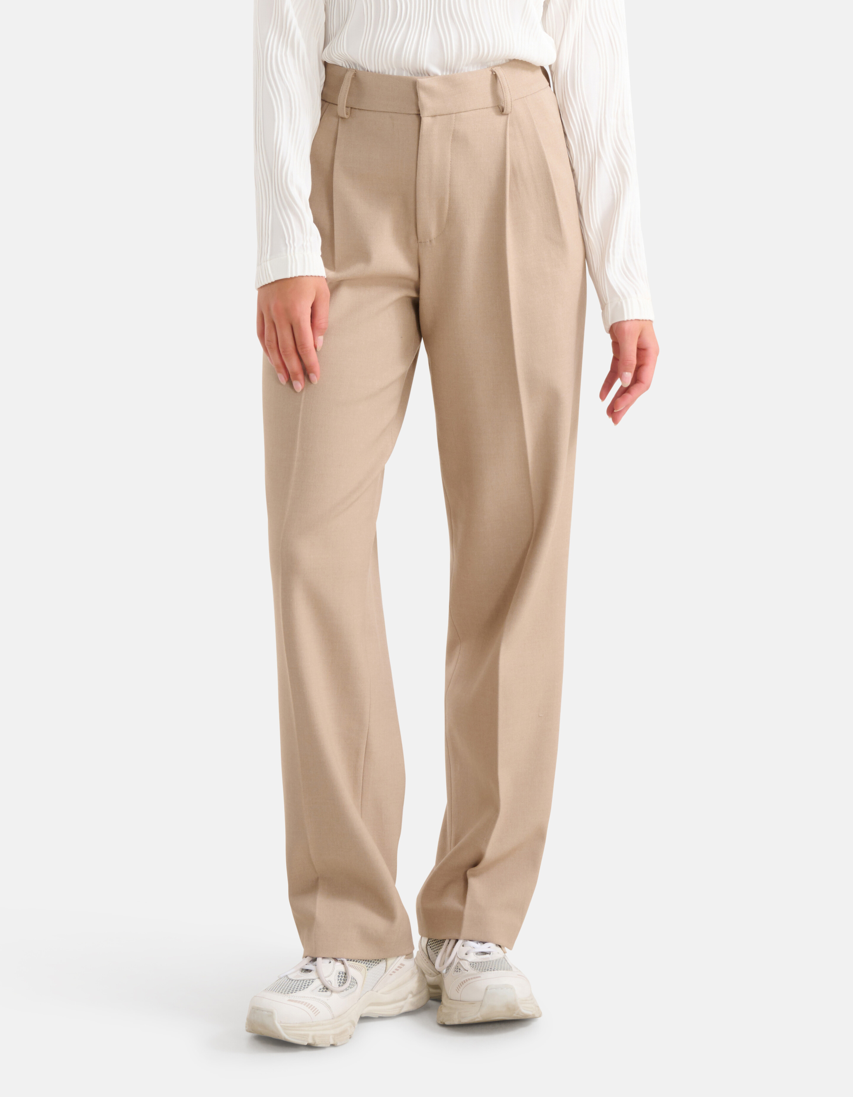 Straight Fit Pantalon Beige SHOEBY WOMEN