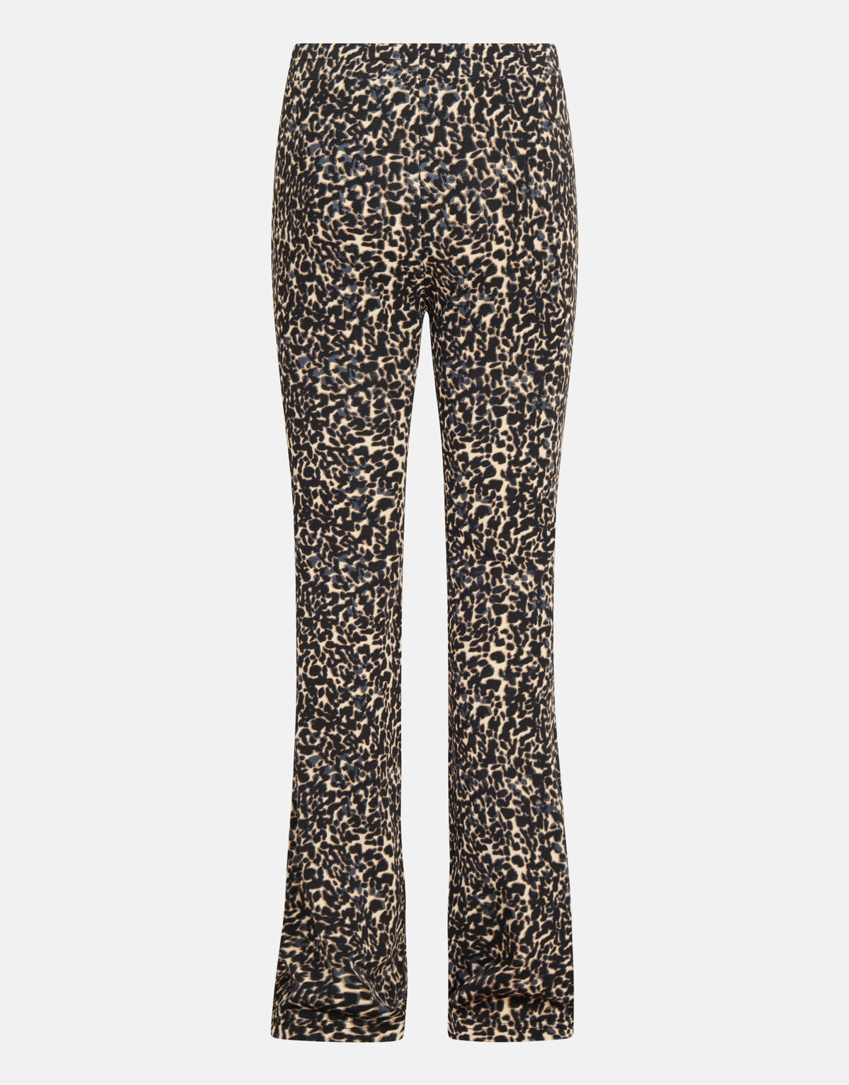 Abstract Print Flared Broek Bruin SHOEBY GIRLS