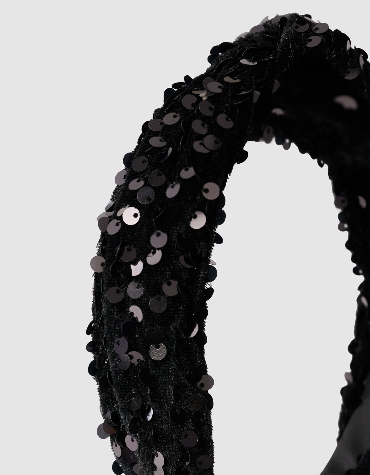 Sequin Haarband Zwart ACCESSOIRES SHOEBY