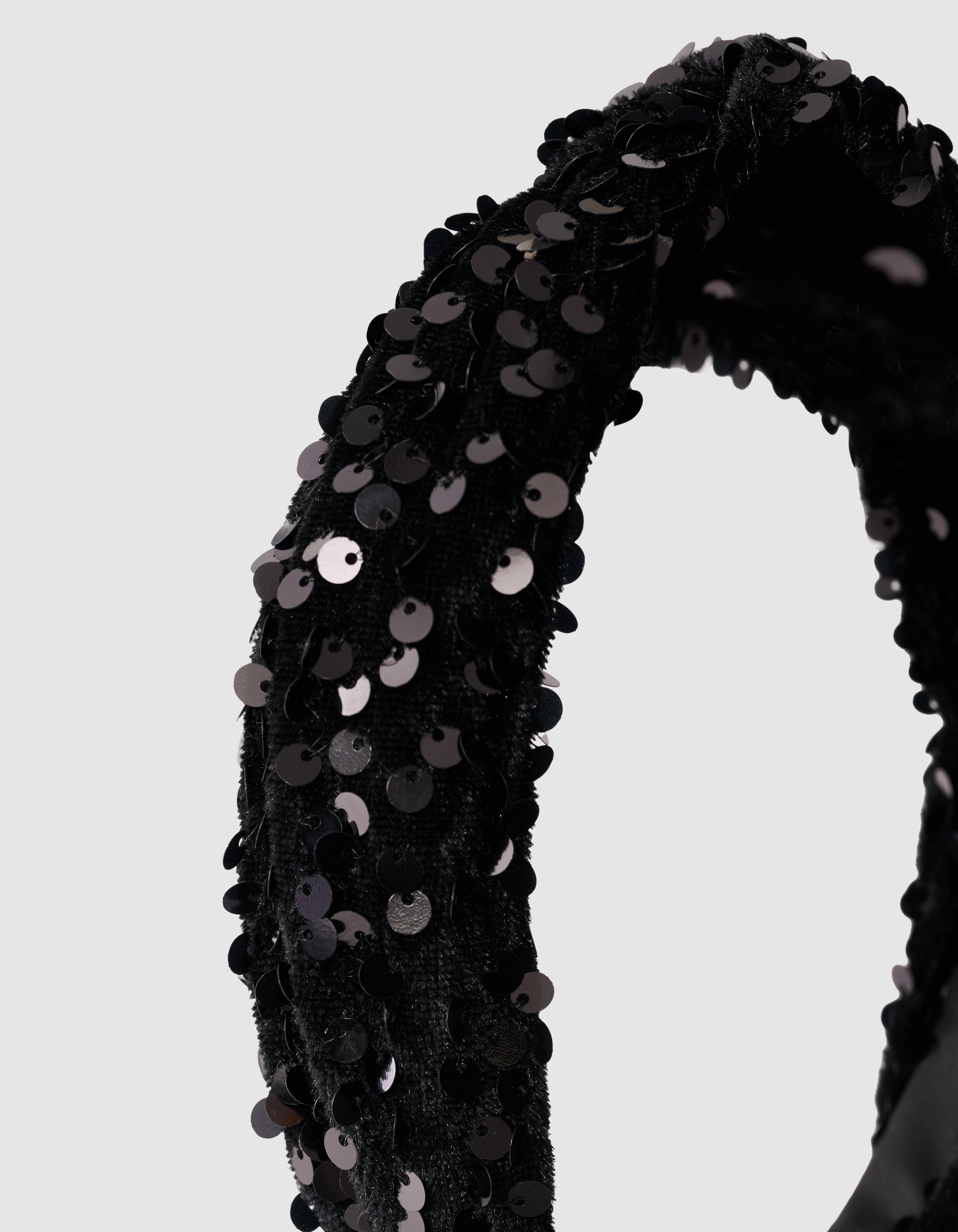 Sequin Haarband Zwart ACCESSOIRES SHOEBY